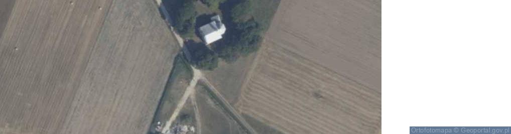 Zdjęcie satelitarne Kościół św. Stanisława w Żelechowie