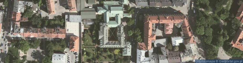 Zdjęcie satelitarne Kościół Zwiastowania Najświętszej Maryi Panny w Krakowie