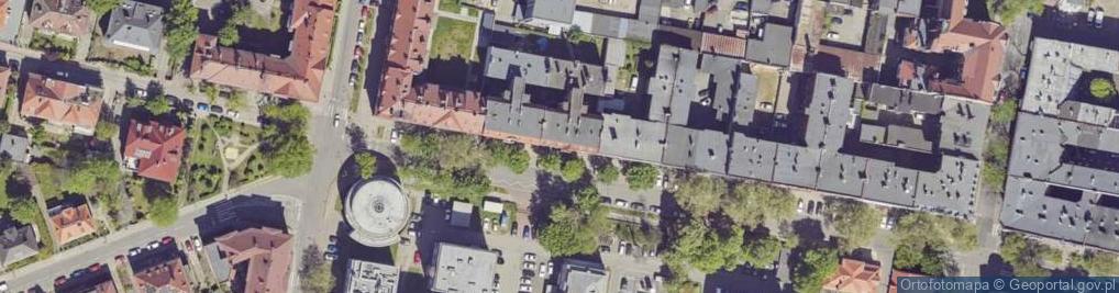 Zdjęcie satelitarne Kwiaty Znicze Aneta Pająk Cwojdzińska 41 902 Bytom ul Piekarska 104