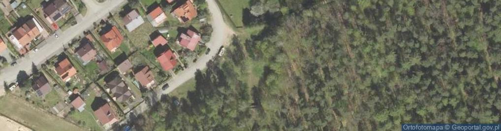 Zdjęcie satelitarne Parking Leśny