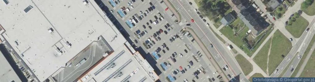 Zdjęcie satelitarne Parking Leśny