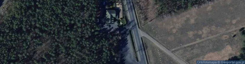 Zdjęcie satelitarne Parking Leśny