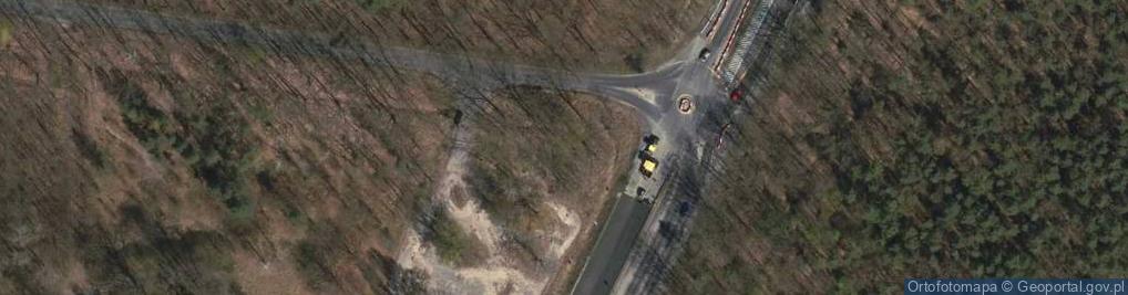 Zdjęcie satelitarne Parking Leśny