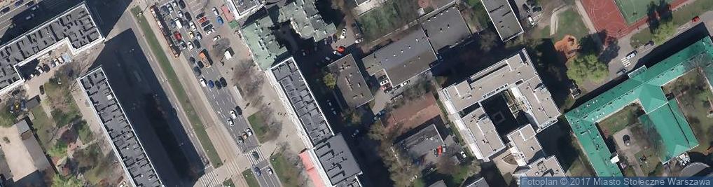 Zdjęcie satelitarne 21 Społeczne Liceum Ogólnokształcące Im. Jerzego Grotowskiego
