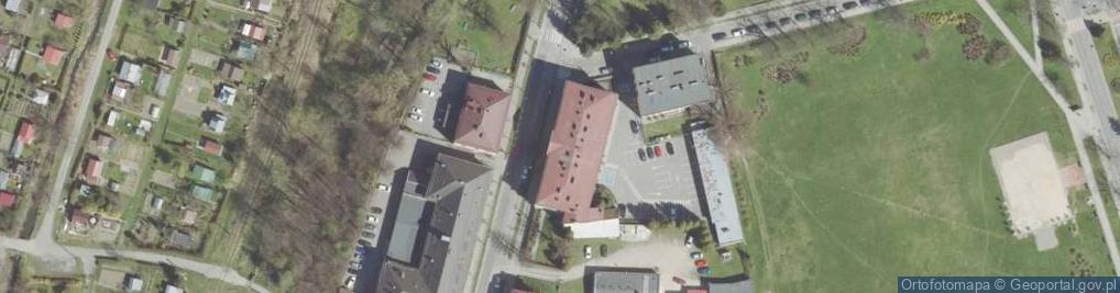 Zdjęcie satelitarne Akademickie Liceum Ogólnokształcące Im. Króla Bolesława Chrobrego W Nowym Sączu