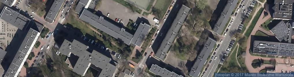 Zdjęcie satelitarne Clx Liceum Ogólnokształcące Im. Gen. Dyw. Stefana Roweckiego 'Grota' W Warszawie