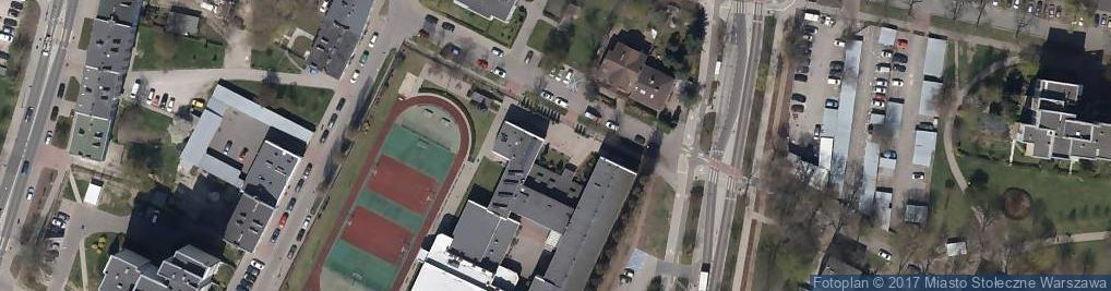Zdjęcie satelitarne Cxxxvii Liceum Ogólnokształcące Z Oddziałami Dwujęzycznymi Im. Roberta Schumana