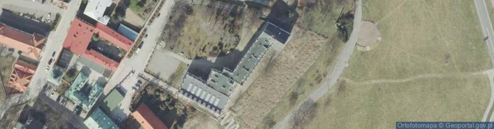 Zdjęcie satelitarne I Liceum Ogólnokształcące Collegium Gostomianum W Sandomierzu