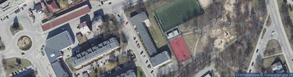 Zdjęcie satelitarne I Liceum Ogólnokształcące Dla Dorosłych W Dębicy