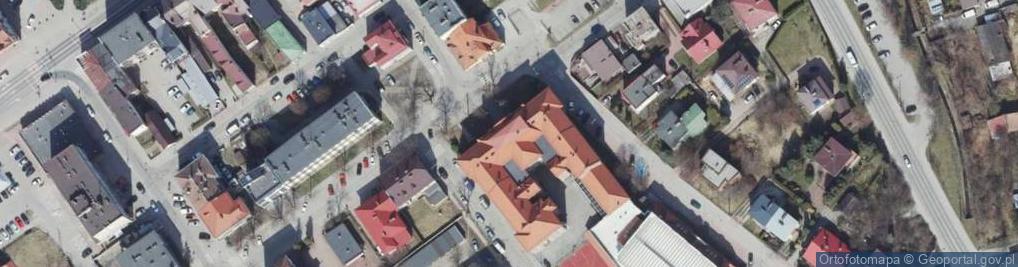 Zdjęcie satelitarne I Liceum Ogólnokształcące Im. Króla Władysława Jagiełły W Dębicy