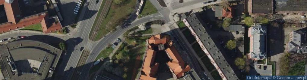 Zdjęcie satelitarne I Liceum Ogólnokształcące Im. Mikołaja Kopernika W Gdańsku