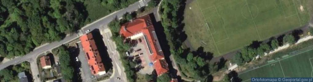 Zdjęcie satelitarne I Liceum Ogólnokształcące Im. Obrońców Westerplatte W Mrągowie