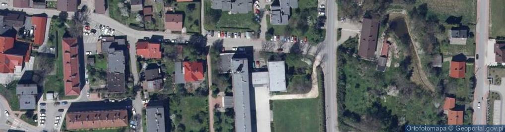 Zdjęcie satelitarne I Liceum Ogólnokształcące W Andrychowie