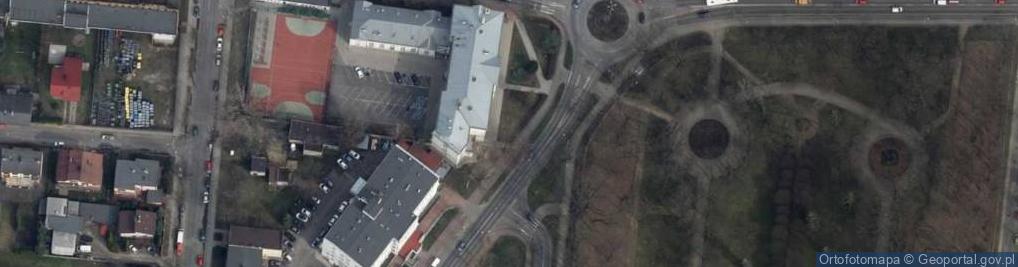 Zdjęcie satelitarne I Liceum Profilowane W Piotrkowie Trybunalskim