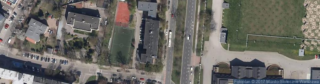 Zdjęcie satelitarne I Społeczne Liceum Ogólnokształcące