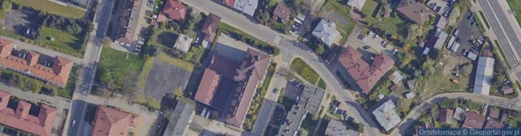 Zdjęcie satelitarne II Liceum Ogólnokształcące Dla Dorosłych W Sanoku