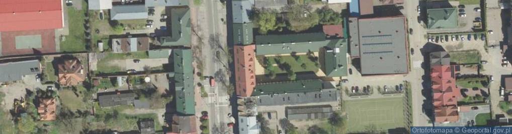 Zdjęcie satelitarne II Liceum Ogólnokształcące Im. Gen. Zygmunta Podhorskiego W Suwałkach