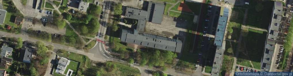 Zdjęcie satelitarne II Liceum Ogólnokształcące Im. Gustawa Morcinka