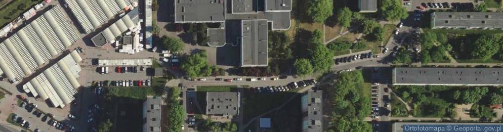 Zdjęcie satelitarne II Liceum Ogólnokształcące Im. Krzysztofa Kamila Baczyńskiego W Koninie