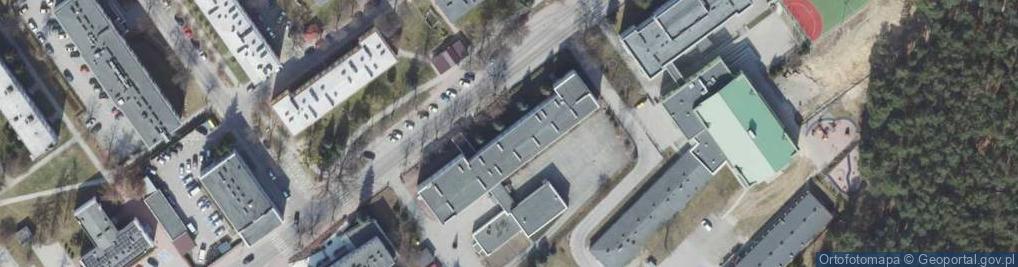 Zdjęcie satelitarne II Liceum Ogólnokształcące Im. Mikołaja Kopernika W Mielcu