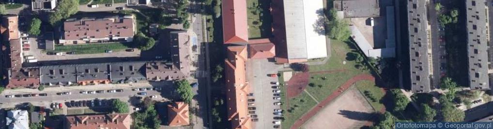 Zdjęcie satelitarne II Liceum Ogólnokształcące Im. Władysława Broniewskiego