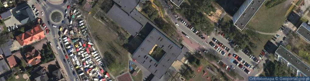 Zdjęcie satelitarne II Liceum Ogólnokształcące W Legionowie