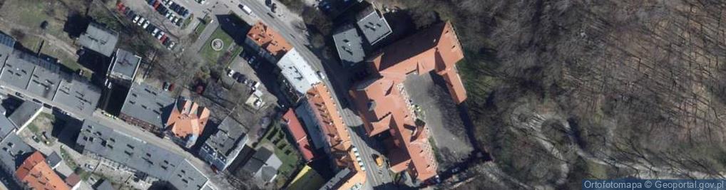 Zdjęcie satelitarne II Liceum Ogólnokształcące W Wałbrzychu