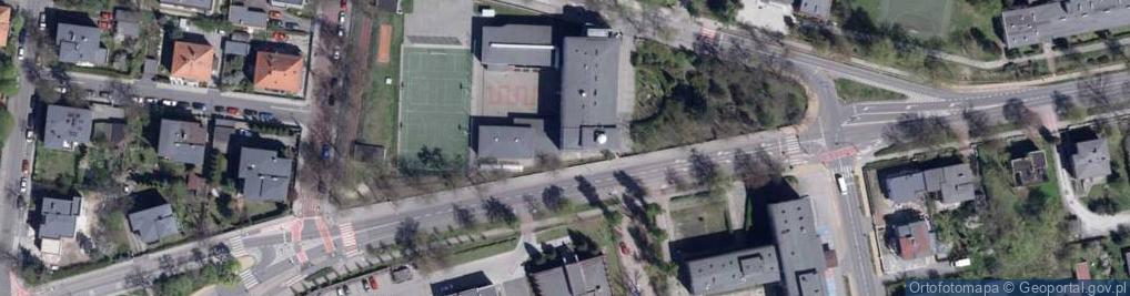 Zdjęcie satelitarne II Liceum Ogólnokształcące Z Oddziałami Dwujęzycznymi Im. A.f. Modrzewskiego W Rybniku