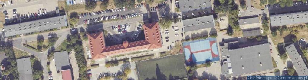 Zdjęcie satelitarne II Liceum Ogólnokształcące