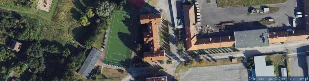 Zdjęcie satelitarne II Liceum Ogólnokształcące