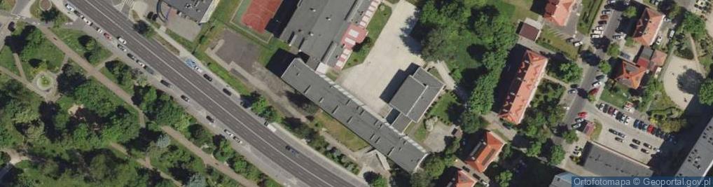 Zdjęcie satelitarne II Liceum Ogólnokształcące