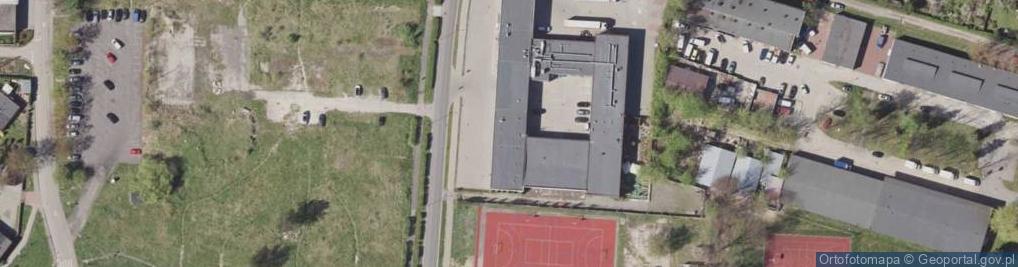 Zdjęcie satelitarne IV Liceum Ogólnokształcące
