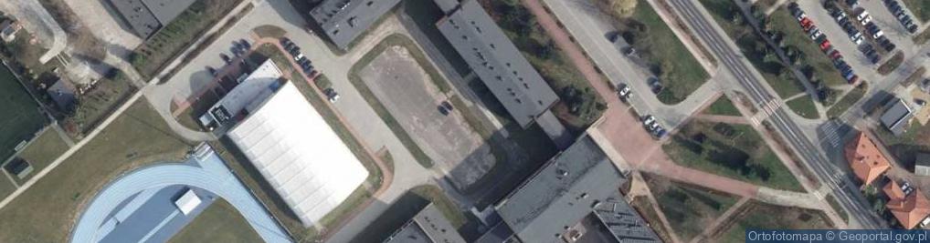Zdjęcie satelitarne IV Liceum Ogólnokształcące