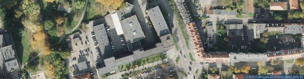 Zdjęcie satelitarne IX LO w Centrum Edukacji