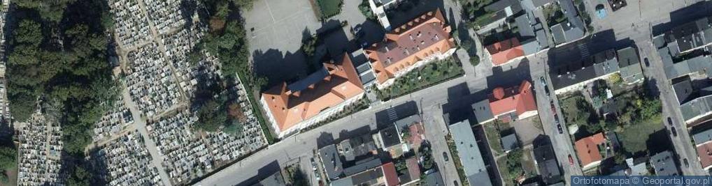 Zdjęcie satelitarne Kolegium Kujawskie x.x. Salezjanów w Aleksandrowie Kujawskim