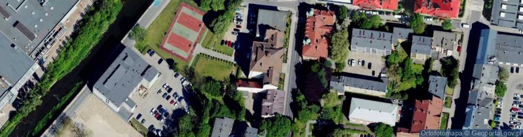 Zdjęcie satelitarne Liceum Handlowe