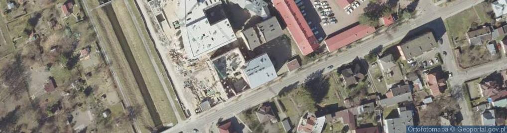 Zdjęcie satelitarne Liceum Ogólnokształcące Centrum Szkół Mundurowych Zamość