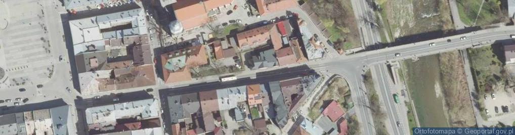 Zdjęcie satelitarne Liceum Ogólnokształcące Dla Dorosłych'żak' W Nowym Sączu