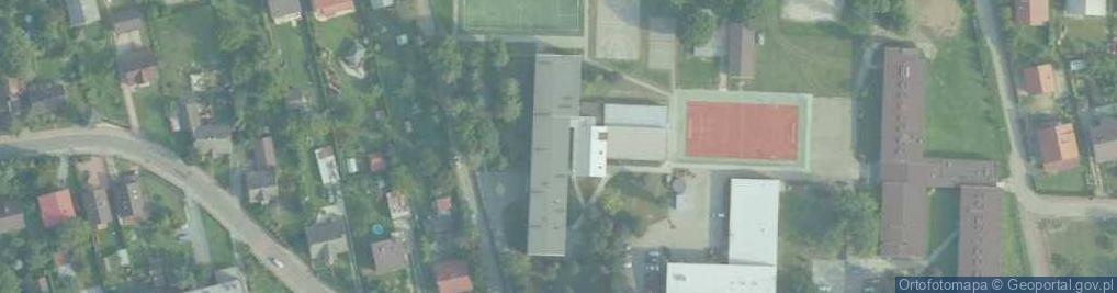 Zdjęcie satelitarne Liceum Ogólnokształcące Dla Dorosłych W Dobczycach