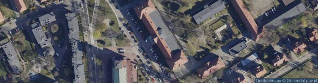 Zdjęcie satelitarne Liceum Ogólnokształcące Dla Dorosłych W Gliwicach