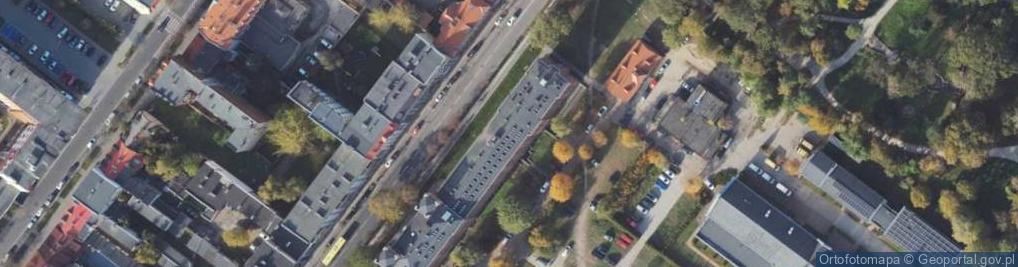 Zdjęcie satelitarne Liceum Ogólnokształcące Dla Dorosłych W Gnieźnie