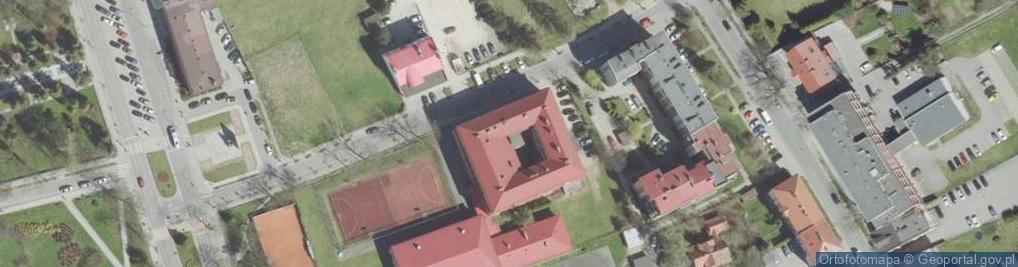 Zdjęcie satelitarne Liceum Ogólnokształcące Dla Dorosłych W Nowym Sączu