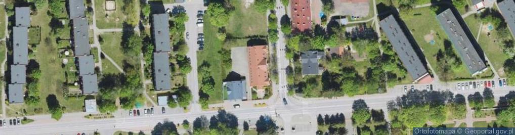 Zdjęcie satelitarne Liceum Ogólnokształcące Dla Dorosłych W Siemiatyczach Zakładu Doskonalenia Zawodowego W Białymstoku