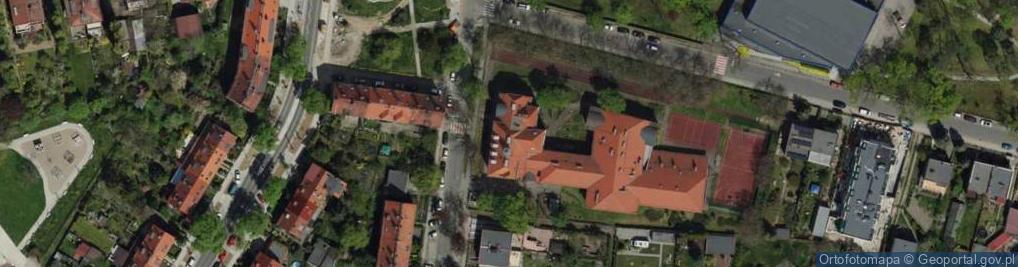 Zdjęcie satelitarne Liceum Ogólnokształcące Dla Dorosłych We Wrocławiu