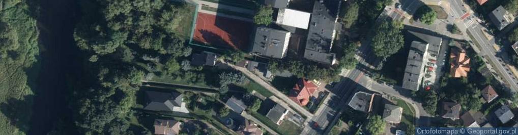 Zdjęcie satelitarne Liceum Ogólnokształcące Im. Fryderyka Chopina