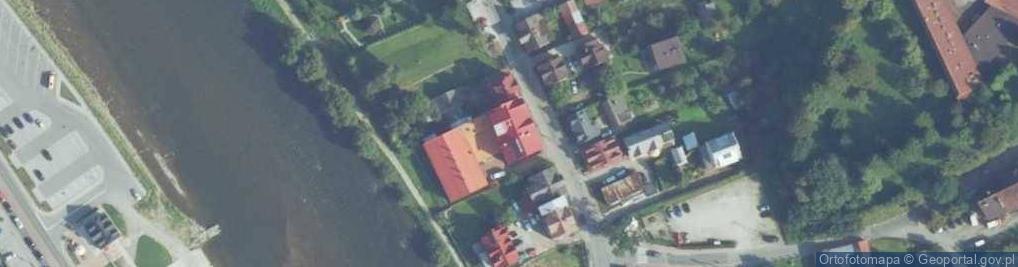 Zdjęcie satelitarne Liceum Ogólnokształcące Im. Stefana Żeromskiego W Krościenku nad Dunajcem