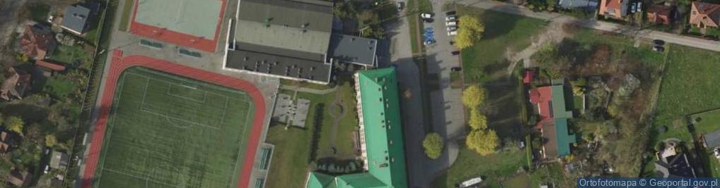 Zdjęcie satelitarne Liceum Ogólnokształcące Nr 1 Im. Marii Konopnickiej W Pruszczu Gdańskim