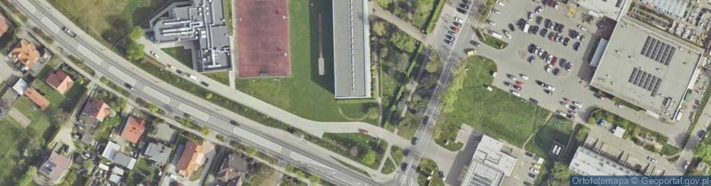 Zdjęcie satelitarne Liceum Ogólnokształcące Nr II W Oławie