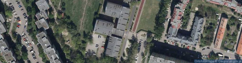 Zdjęcie satelitarne Liceum Ogólnokształcące Sukces Dla Dorosłych We Wrocławiu