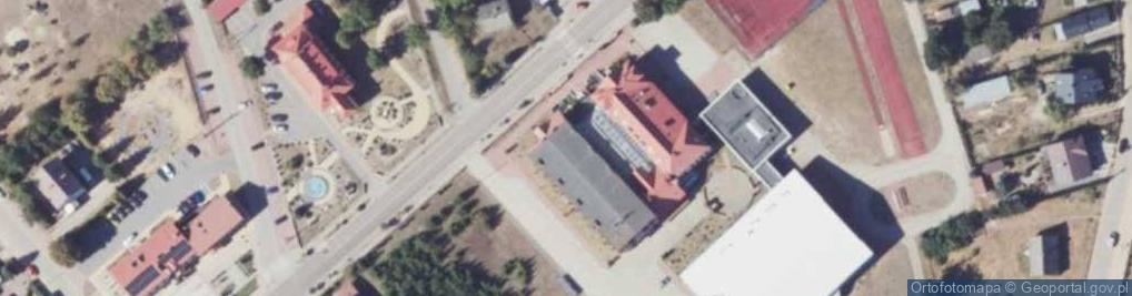 Zdjęcie satelitarne Liceum Ogólnokształcące w Jednorożcu